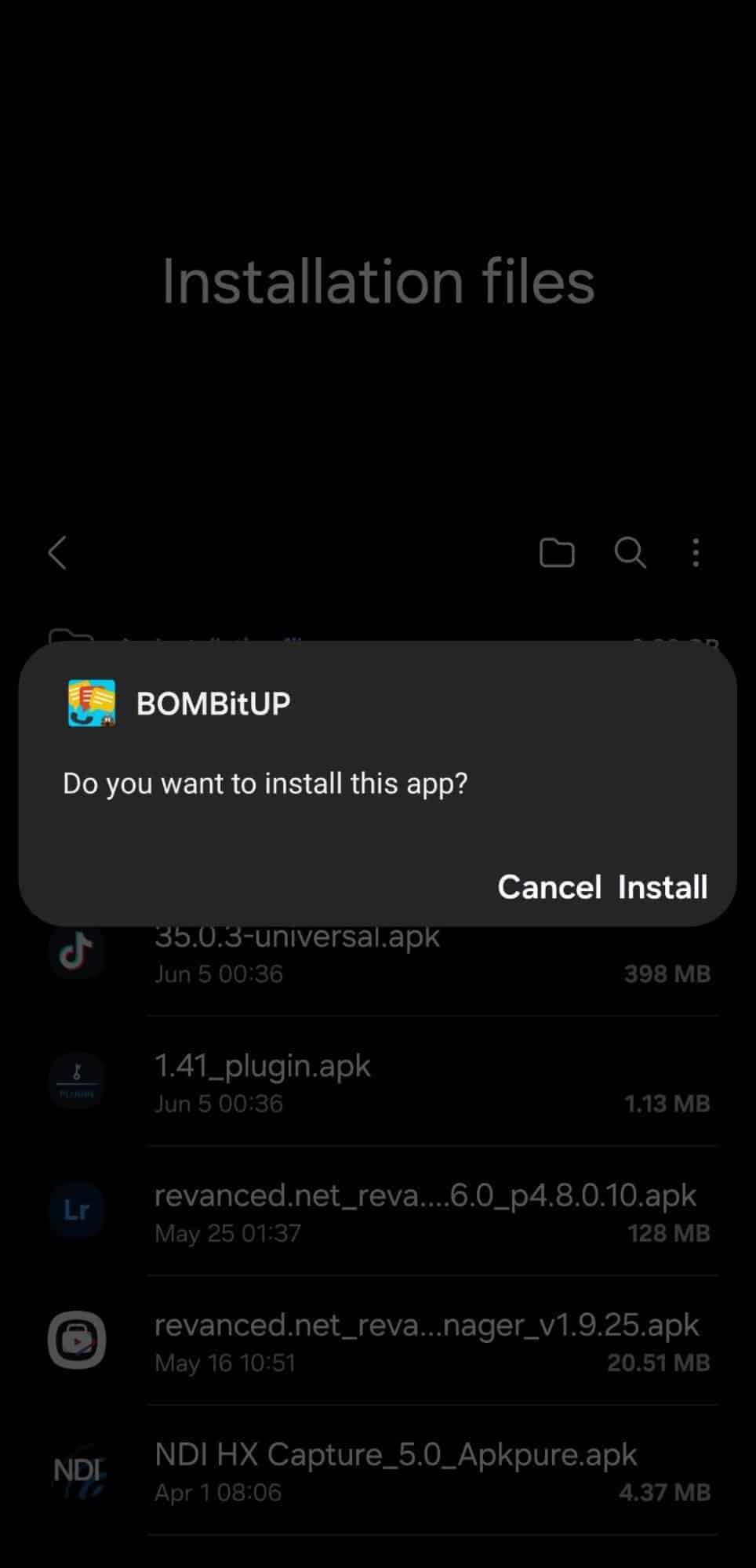 install bombitup